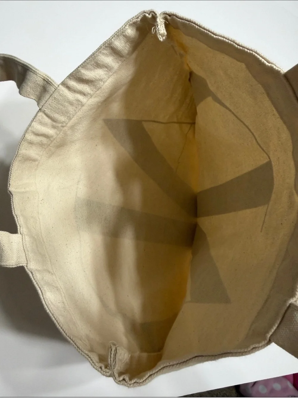 Architectural Digest Cream Canvas Tote Bag